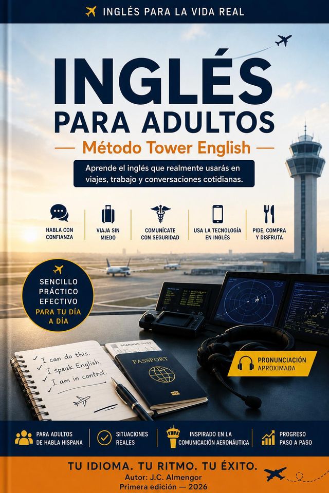 Portada de Inglés para Adultos — Método Tower English